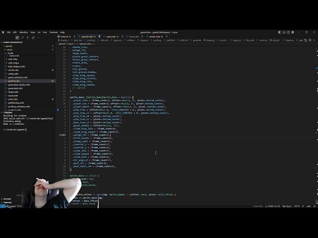 Odin game dev grindin, Terrafactor time