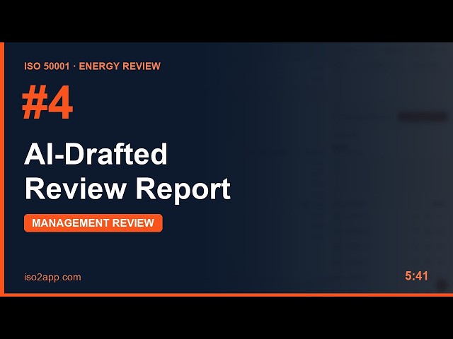 ISO 50001 Energy Review #4 — Letting AI Draft the Management Review Report