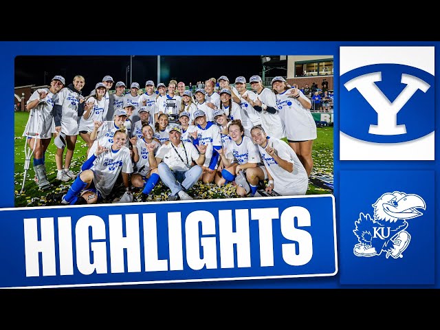 BYU Women's Soccer vs Kansas | Big 12 Championship | Full Game Highlights (2025)