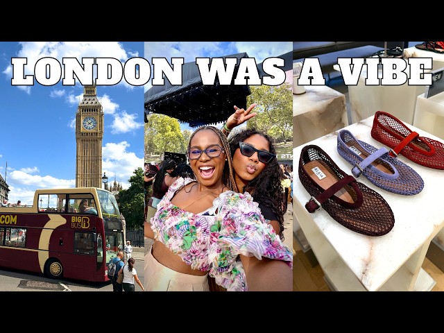 LONDON WEEKLY VLOG 🇬🇧 Tems, Luxury Shopping, Girls Night Out & Everything in Between ✨ Monroe Steele