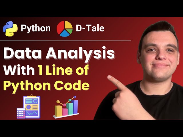 Analyze Your Data in ONE Line with D-Tale & Python! (Complete Data Analysis Report)