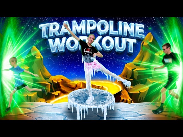 Freeze & Switch  |  Trampoline Workout For Kids  |  PE Bowman