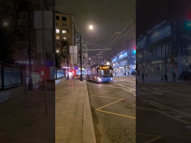 Heritage trolleybus Moscow resumed 2023-11-11
