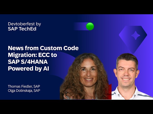 News from Custom Code Migration: ECC to SAP S/4HANA Powered by Agentic AI