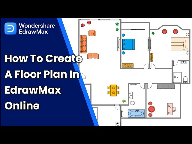 Floor Plan Tutorial in EdrawMax Online | How to Create a Floor Plan