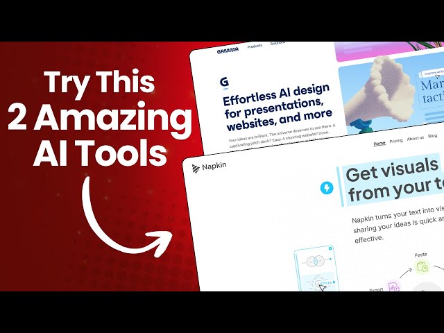 These 2 AI Tools Will Change How You Create Content (Napkin AI & Gamma AI)