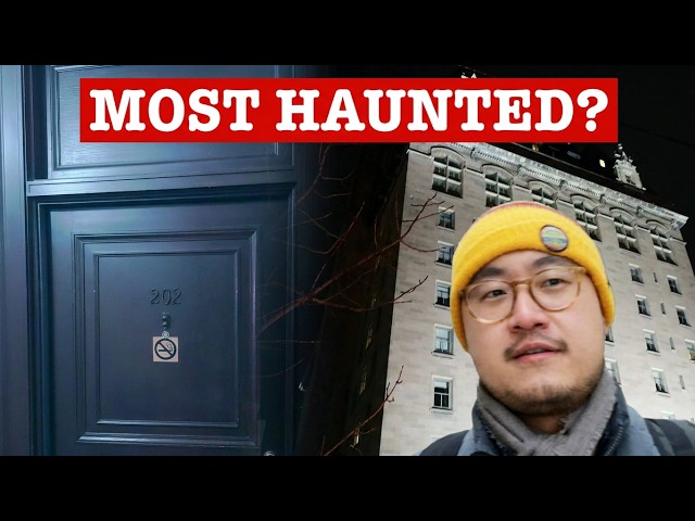 TRAVELED HALF OF CANADA, BUT Slept At World Famous Haunted Hotel for Halloween [Episode 7]