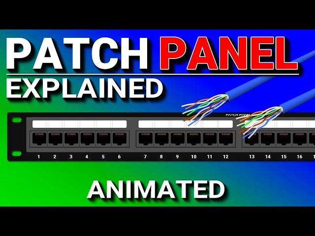 What is a Patch Panel?  (cable management)