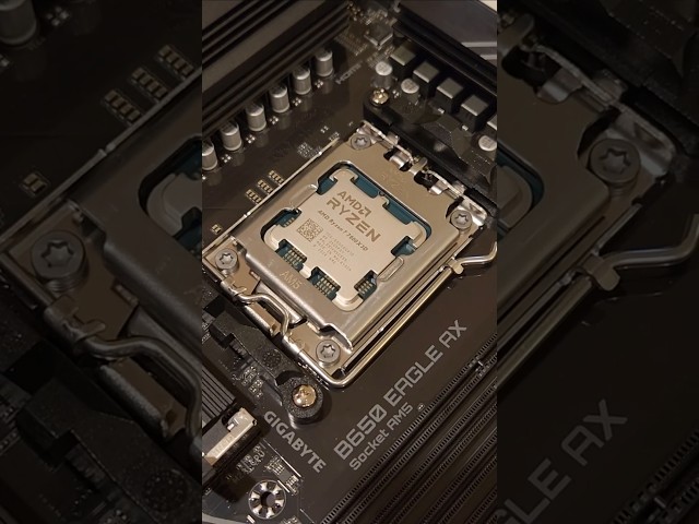 Installing a Ryzen 7800x3D CPU (Gaming PC Build) #SummerOnShorts