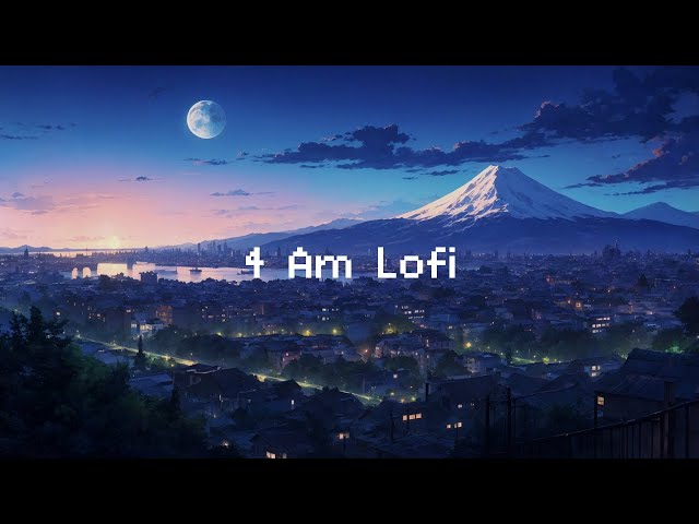 4 Am Lofi City 🌜 Lofi Radio Mix 💜 Beats To Chill / Relax