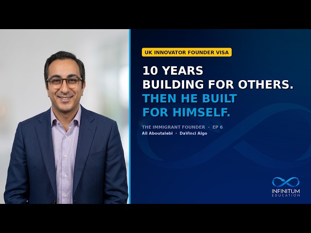 10 Years Building for Others. Then He Built for Himself | Ali Aboutalebi | The Immigrant Founder Ep6
