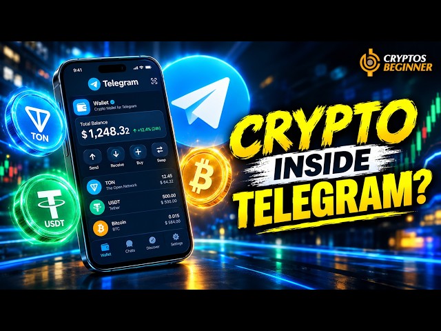 Telegram Built-In Crypto Wallet Tutorial | How to Trade, Deposit & Stake Crypto