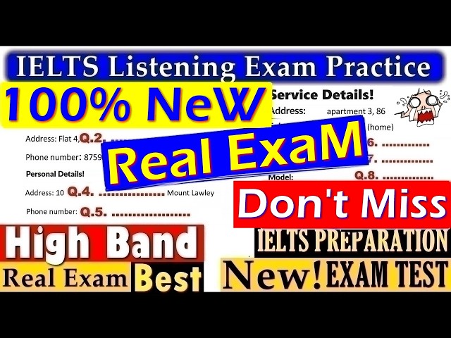 IELTS LISTENING PRACTICE TEST 2026 WITH ANSWERS | 28.09.2026