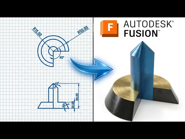 Fusion 360 From Zero | Beginner Step-by-Step Modeling Tutorial #03