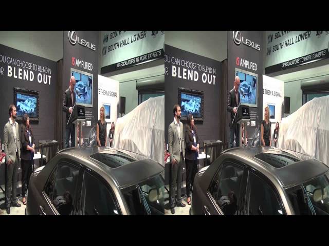 Lexus press conference 2013 Sema Show in 3D