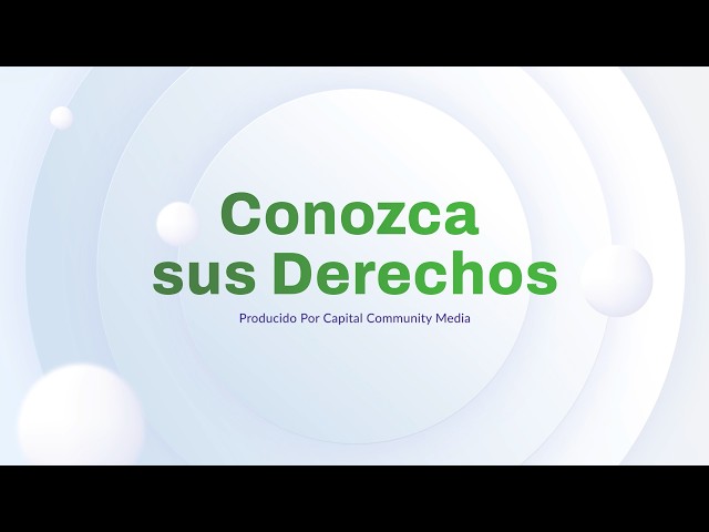 Conozca sus Derechos