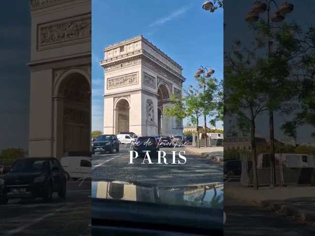 📍Arc de Triomphe Paris 🇨🇵 See description for more details! #ytshorts #travel #paris