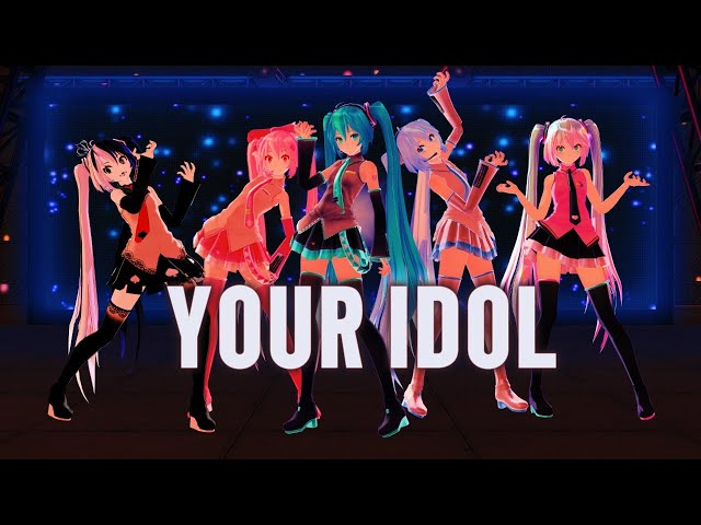 【MMD】SAJA BOYS "YOUR IDOL" K-POP DEMON HUNTERS 【MOTION DL】FEMALE COVER