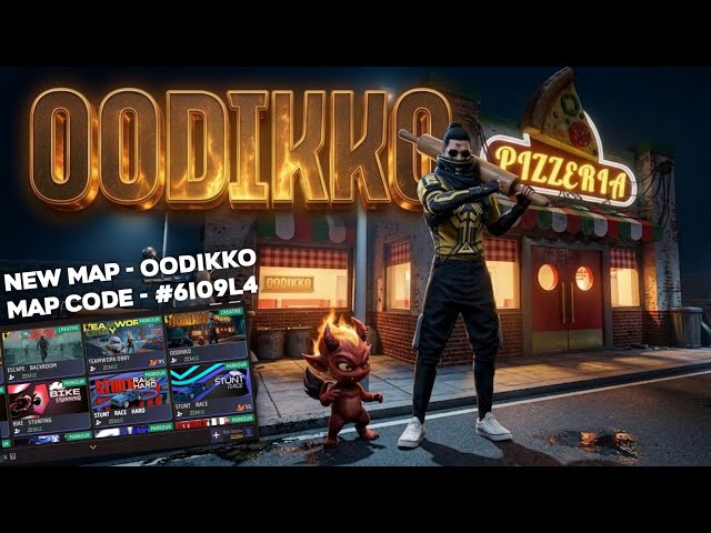 Oodikko free fire craftland map exploring video | Zomjo Gaming oodikko map | free fire craftland 