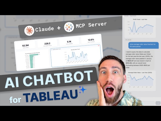 I Built an AI Chatbot That Generates Tableau Dashboards (Claude + MCP)