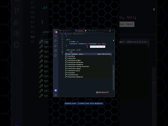 🤠 Amazing Fan-Out Card Hover Effect 🧑‍💻 #kodofy #programming #coding