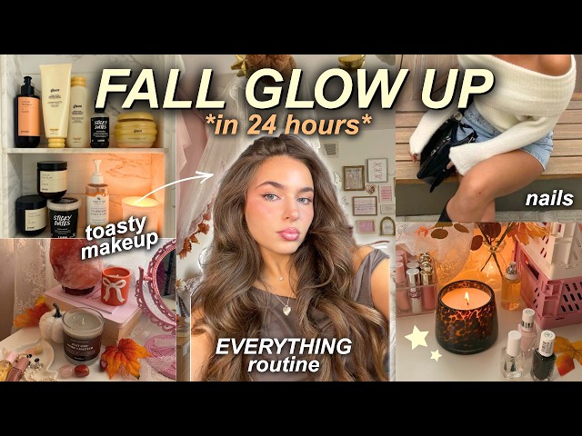 HOW I'M GLOWING UP FOR FALL 🍁 24-hour MAJOR self care day