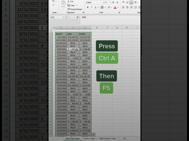 Excel hidden trick😲