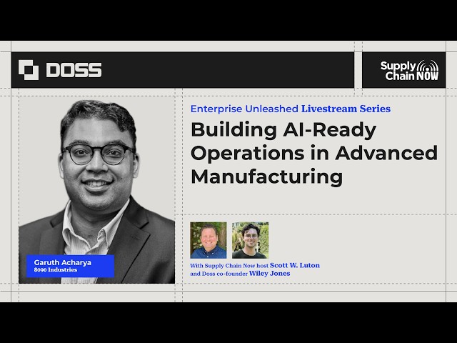 Building AI-Ready Operations in Advanced Manufacturing