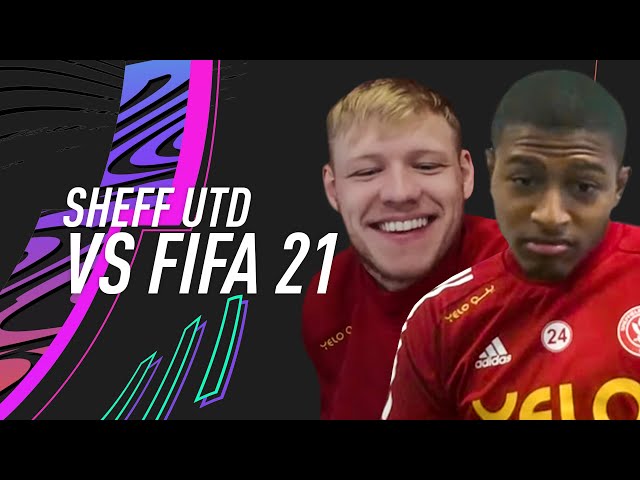 Who is the SLOWEST player at Sheffield United? | Rhian Brewster & Aaron Ramsdale vs FIFA 21