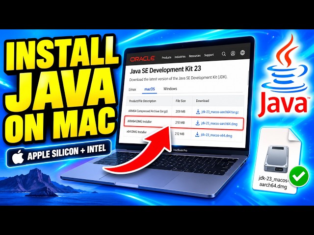 How To Download and Install Java JDK on Mac - Full Tutorial