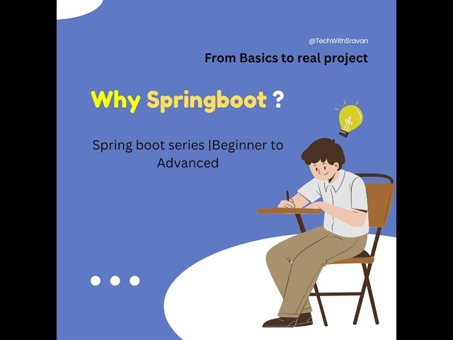 Why Spring boot | Beginner to Advanced | Basics to Real Project