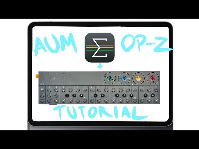AUM and OP Z Bluetooth MIDI Sequencing Tutorial + Composition