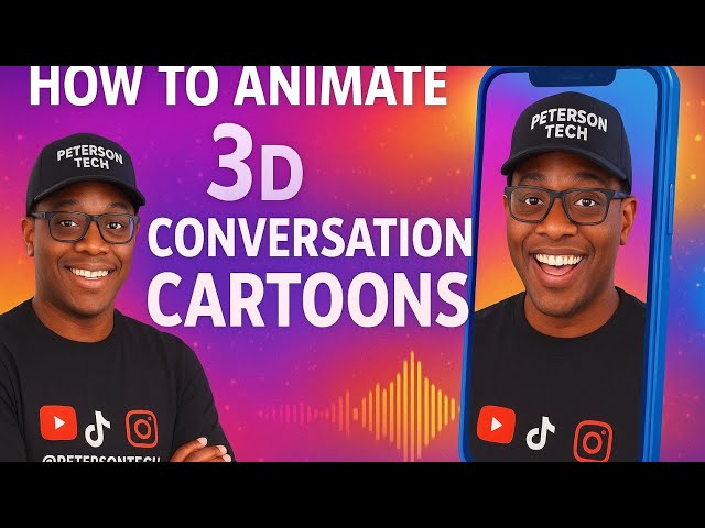 How to create 3D conversation cartoon