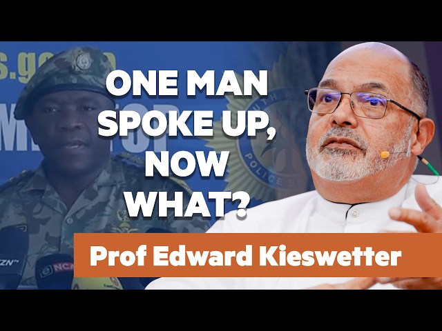 Edward Kieswetter: A Better Police Service Will Not Save South Africa