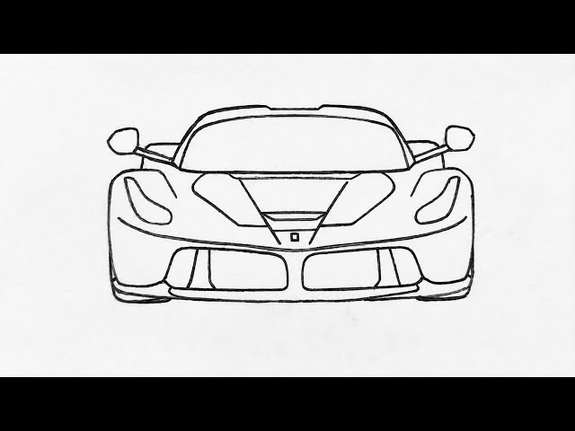 How to Draw a Supercar 🚗✏️ | Easy Drawing Tutorial