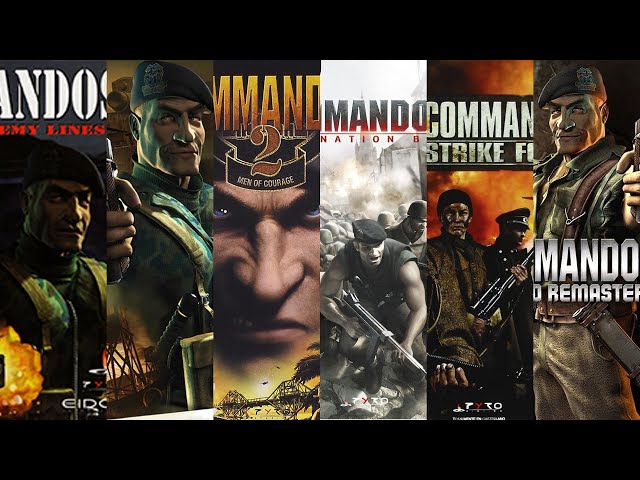 The Evolution of COMMANDOS games 1998 - 2020 🎮