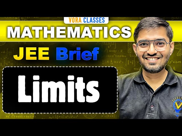 LIMITS One Shot MATHS JEE Main and Advanced | JEE BRIEF | NV sir