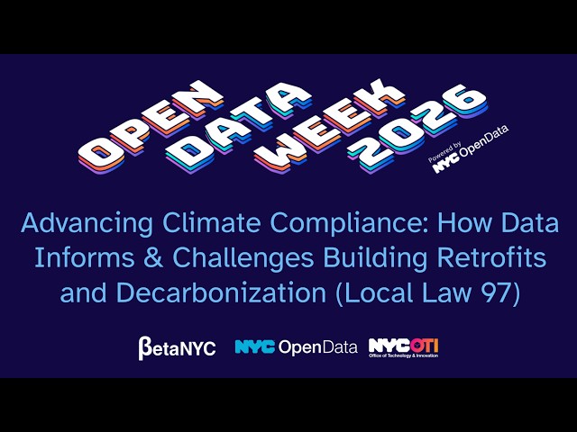 Advancing Climate Compliance: How Data Informs & Challenges Building Retrofits and Decarbonization..