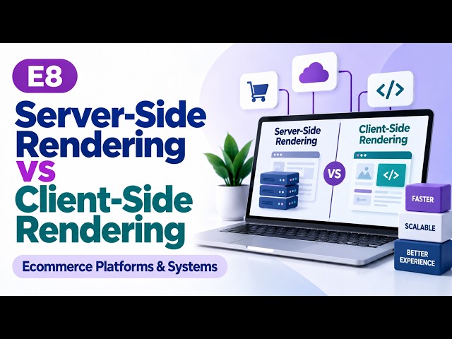 E8 | Server-Side Rendering vs Client-Side Rendering | Ecommerce Platforms & Systems | Uplatz