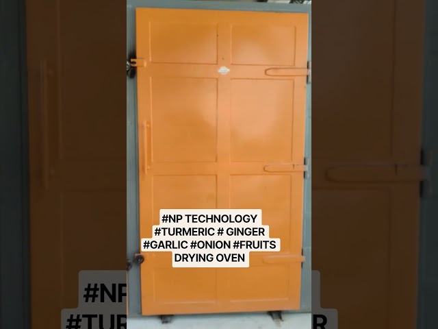 #TURMERIC # GINGER #GARLIC # FRUITS # DRYRING OVEN # TRAYS BATCH TYPE OVEN.