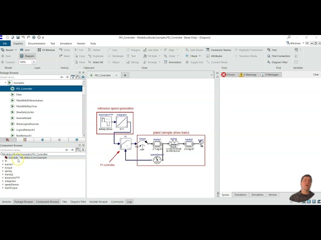 Dymola Basics 1 - The component Browser