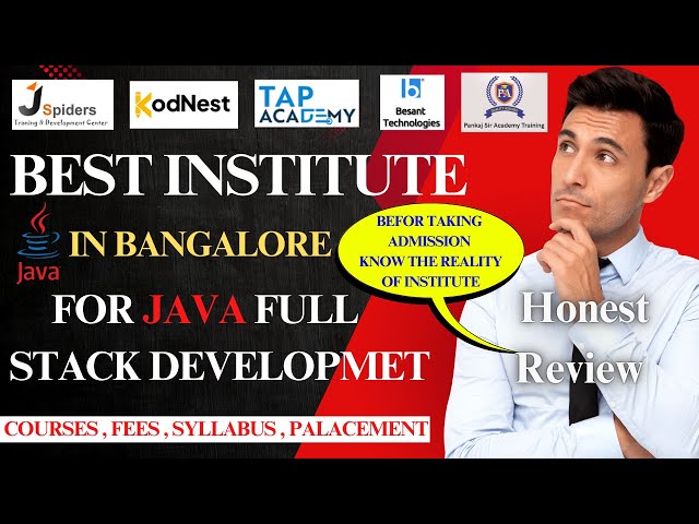 Best / Top Institute for Java full stack Development Course in Bangalore
