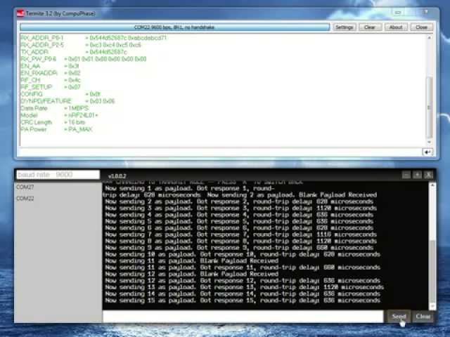 nRF24 PingPair