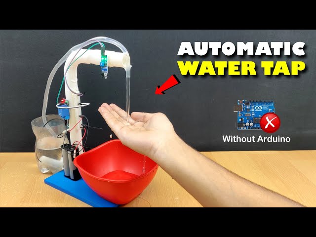 How To Make Automatic Water Tap Using IR Sensor and Relay Module|| Automatic Water Tap|| Arduino 