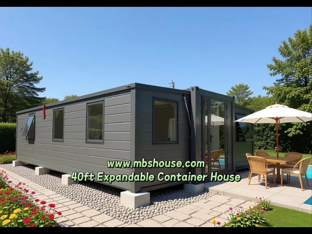 Customized 40ft Prefab Expandable Container House Made in China