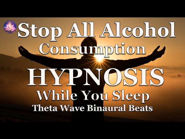 Stop Drinking Alcohol Hypnosis While you Sleep (432 Hz Binaural Beats)