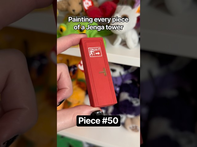 Piece 50 of my Jenga tower #youtubeshorts