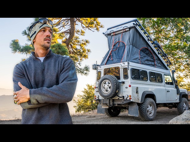Spending 24 Hours Solo Overland Camping in California's Remote Mountains
