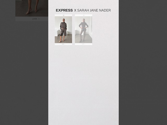 The Look Book | EXPRESS x SARAH JANE NADER