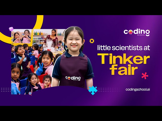 Our First Nursery Tinker Fair | Kids Explore Science & Robotics | Coding School